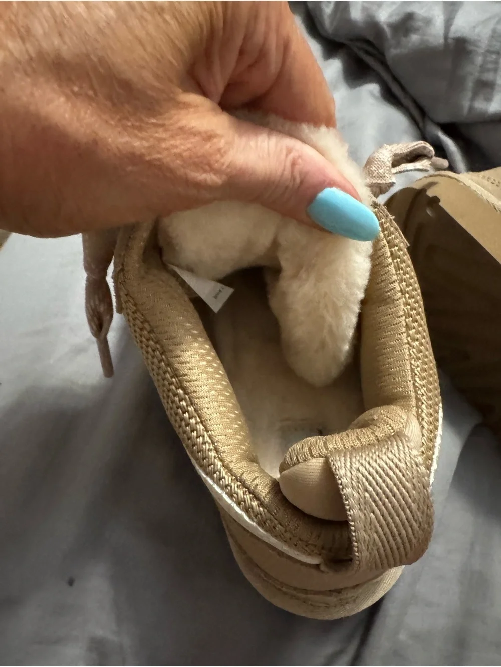 UGG lace up